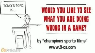 Houston Game Recording Service - Learning from mistakes in sports by Champions Sports Films
