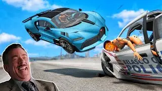 Смешные моменты Bugatti Divo 🤣 - [BeamNG.Drive]