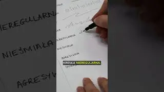 Rodzaje kresek ✏️