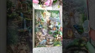 ASMR | Enchanted forest☘️  #journaling #scrapbooking #asmr