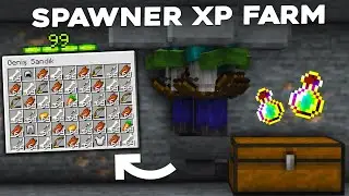 BU SPAWNERLI XP FARMINI YAP, MİNECRAFT'TA SINIRSIZ LEVEL KAS !!! l Minecraft Bedrock Sistemler