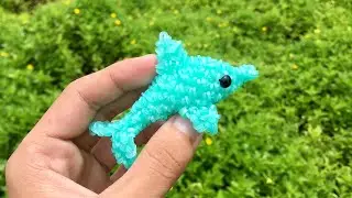 Loomigurumi Dolphin Tutorial~Rainbow Loom