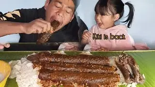Eating Delicious Mithun Skin Curry Pure Naga Style  | Naga Mukbang | Naga Food Mukbang | #mikasa