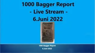Silber | Gold | Uran | Silberaktien | Goldaktien | Goldstocks -  1000 Bagger Report - LiveStream