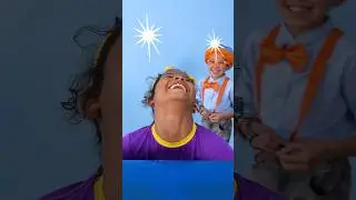 Kid Blippi and Meekah's Halloween MYSTERY Box Challenge! #blippi #shorts