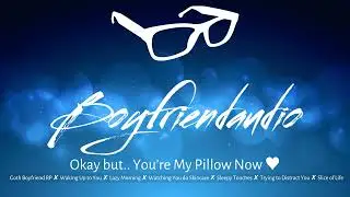 You're My Pillow Now.. [Goth Boyfriend RP][Lazy Morning][Pillow Talk][Distracting][Neck Kisses] ASMR