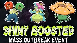 SHINY BOOSTED Grass Type Mass Outbreak Event In Pokemon Scarlet And Violet