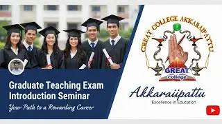 Graduate Teaching Exam Introduction Seminar 
