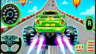 Mega Ramp Monster Car Racing 3D - Extreme Car Stunts -Android Gamepla #MegaRamp #3DGames #CarRacing
