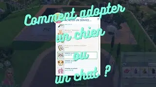 Adopter un animal chiens et chats Sims 4