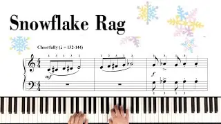Snowflake Rag (Piano Adventures - Level 3A Lesson Book)