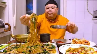 잡채를 원없이 먹어보는게 소원이였어요│에드워드권쉐프님의 안나포테이토  Mukbang Eatingshow [Japchae,Anna Potato]