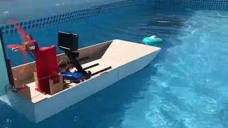 3d Printed rc swampboat - rescue boat hydroglisseur.