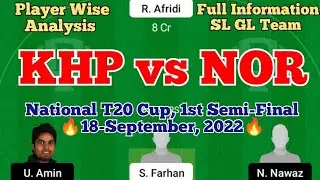 KHP vs NOR Dream11 Prediction | KHP vs NOR Dream11 Team | khp vs nor today match | KHP vs NOR TEAM |