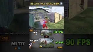 iPad mini 6 vs mi 11t pro test in pubg 2025❤️ #short #pubg #pubgmobile #ipadmini6bgmi #mi11t