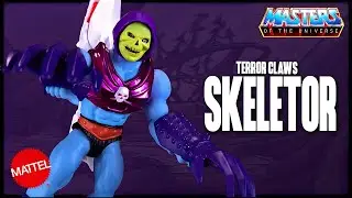 Mattel Masters of the Universe Origins Terror Claw Skeletor Deluxe Figure Review@TheReviewSpot