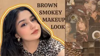 Smokey Glamorous Makeup look in 10mins🤎 