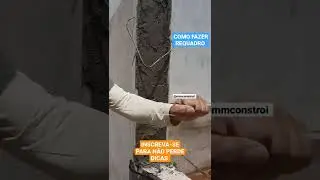 COMO FAZER REQUADRO DE REBOCO MAIS R&Aacute;PIDO