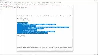 Python Syntax Practical
