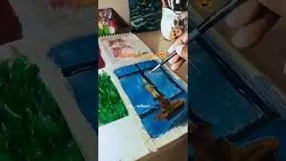 day 2of drawing challenge #acrylicpainting #candlepainting #30daychallenge #acrylic  #painting