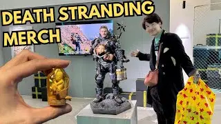 👶🏻CRAZIEST EXCLUSIVE DEATH STRANDING Merch I got from the DS Popup!