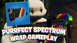 Fortnite - Purrfect Spectrum UNRELEASED Wrap Gameplay!