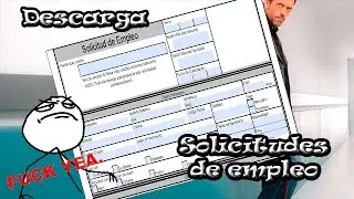 Descarga Solicitud de Empleo en formato PDF - Ivanjoss Blogs