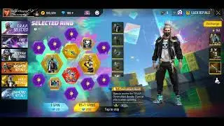 TRAP CHROMA BLACK BUNDLE || NEW RING EVENT #freefire #ffnewevent #freefireindia