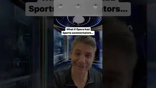 What If Opera Had Sports Commentators #singerlife #operasingers #sportscommentary #comedyshorts