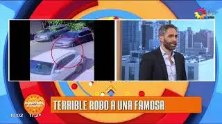 Famosos en la mira: video de robo en plena #Cuarentena