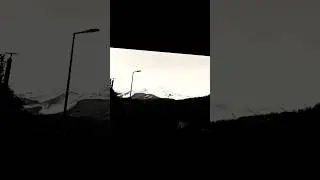 Winter/Nature/ Moment/4k/Mountains from a distance in winter