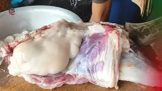 Fastest Big Size Full Goat Cutting Skills | Mutton Cutting Experts @cuttingstore