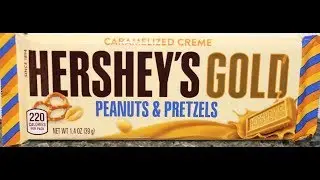 Hershey&rsquo;s Gold: Peanuts & Pretzels Candy Bar Review