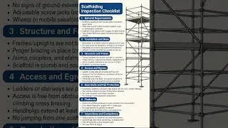 Scaffolding inspection #shaiksafety