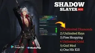 Shadow Slayer: Demon Hunter MOD APK Unlimited Gems, God Mod #shadowslayer