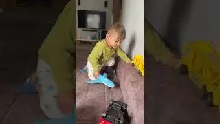 nityam play with fire truck and jcb #baby #toys #babyfun