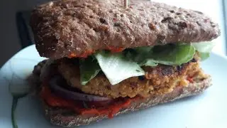 Najzdraviji BURGER (pljeskavica) na moj način (VEGAN) - Burger auf meinen Art