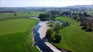 River Ure Near Jervaulx Abby Yorkshire Dales