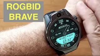 ROGBID BRAVE 1.69” TFT Screen 1360mAh 8MPCams 3G+32G IP68 Waterproof 4G Smartwatch: Unbox & 1st Look