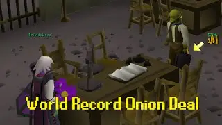 *SCURRIUS MASS* & Largest Onion Deal in OSRS History...