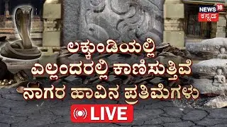 LIVE : Lakkundi Excavation Mystery | ಏಳು ಹೆಡೆಗಳ ಸರ್ಪ..ಜೋಡಿ ಹಾವಿನ ಮೂರ್ತಿ | Gadag | Lakkundi Gold Case