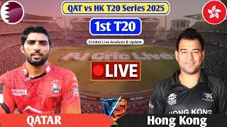 Qatar Vs Hong Kong 1st T20 Match Live | Live Cricket Score & Commentary | QTA vs HK T20 Live Match