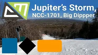 Crotched Mountain - Jupiter's Storm to NCC-1701 to Big Dipper (Top to Bottom Run) - Full Trail Guide