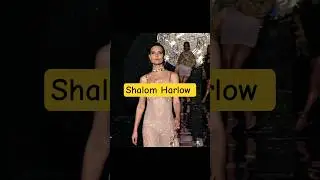 Shalom Harlow Now ⚡ vs in 90's ✨ #shalomharlow #fashion #model #runway #supermodel