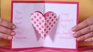 Valentine's Day Heart Pop-up Card