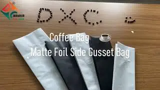 Matt Aluminum foil Side gusset pouch packaging for coffee with valve|DXC PACK