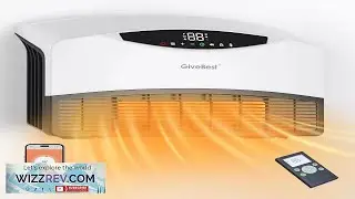 GiveBest Smart Wall Heater 1500W Space for Indoor Use Work White