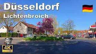 🇩🇪 Düsseldorf Lichtenbroich & Mintarder Weg – Quiet Suburban Walk | 4K Walking Tour 2025