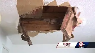 KMBC 9 Investigates secures promise to fix hole in woman&rsquo;s ceiling due to roof leak