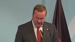 Boris Pistorius nach Treffen mit  P&aring;l Jonson  dem schwedischen Verteidigungsminister im Bendlerblock